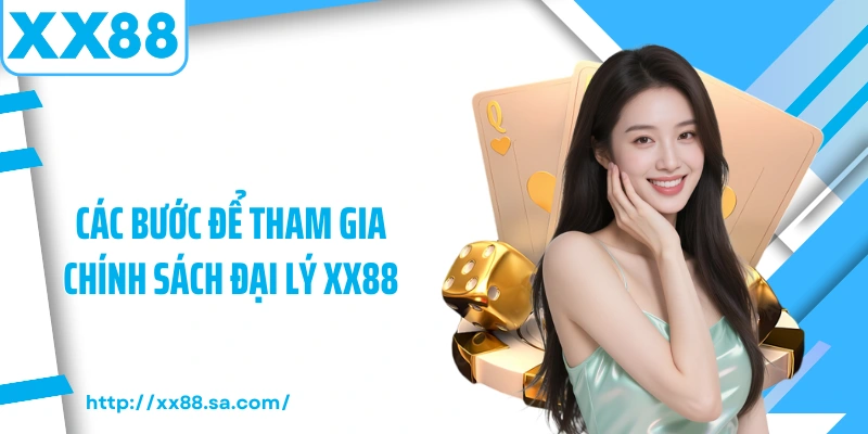 Chính Sách Đại Lý XX88- Cơ Hội Kiếm Tiền Thưởng Hấp Dẫn 3 Các bước để tham gia chính sách đại lý XX88