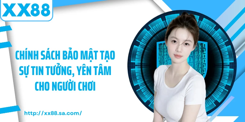 Chính Sách Bảo Mật XX88: Tường Lửa Thép Bảo Vệ Dữ Liệu 8 Chính sách bảo mật tạo sự tin tưởng, yên tâm cho người chơi